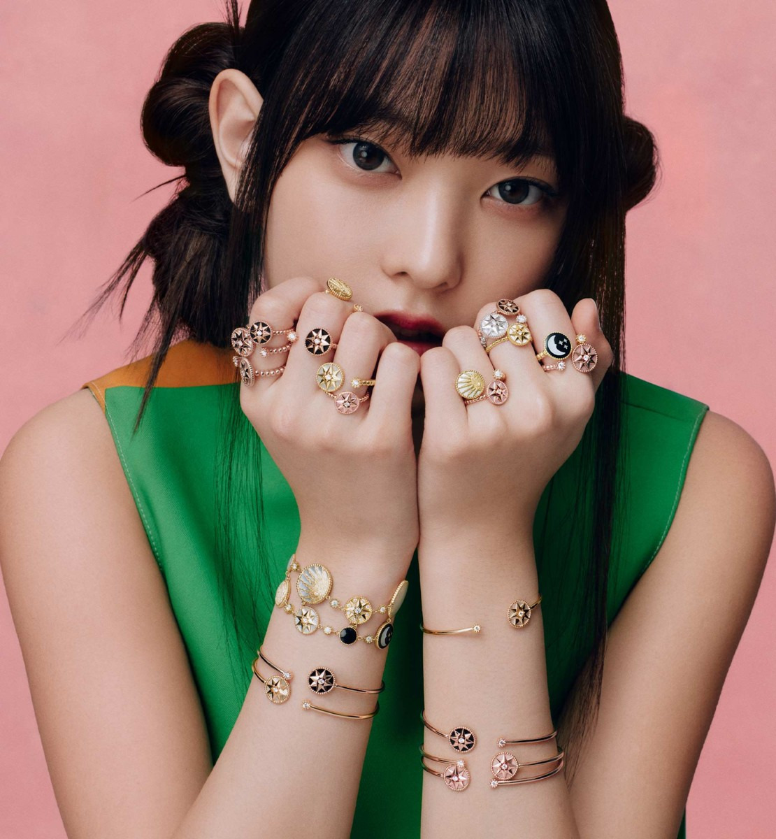 디올 목걸이와 브레이슬릿