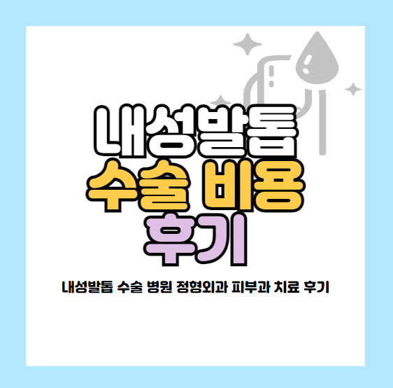 내성발톱 수술 비용