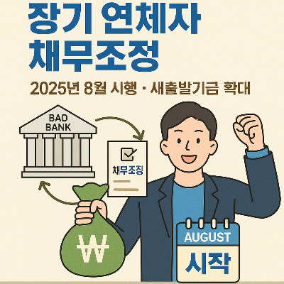 장기연체자 채무조정,배드뱅크 신청 활용 내달 '민생회복' 2막 열린다