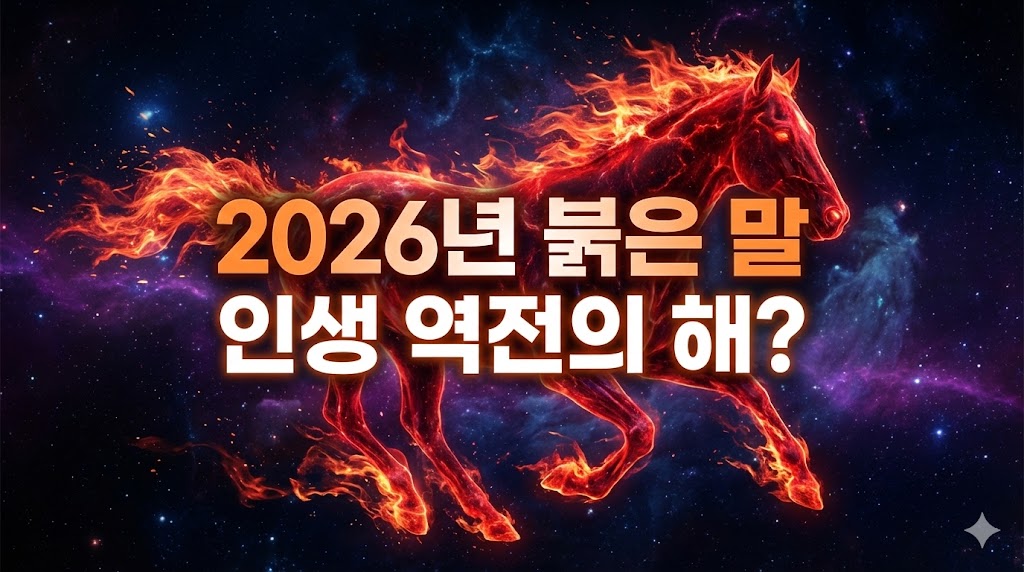 2026년 붉은 말의 해(丙午年), 당신의 운명을 바꿀 거대한 불꽃이 온다!