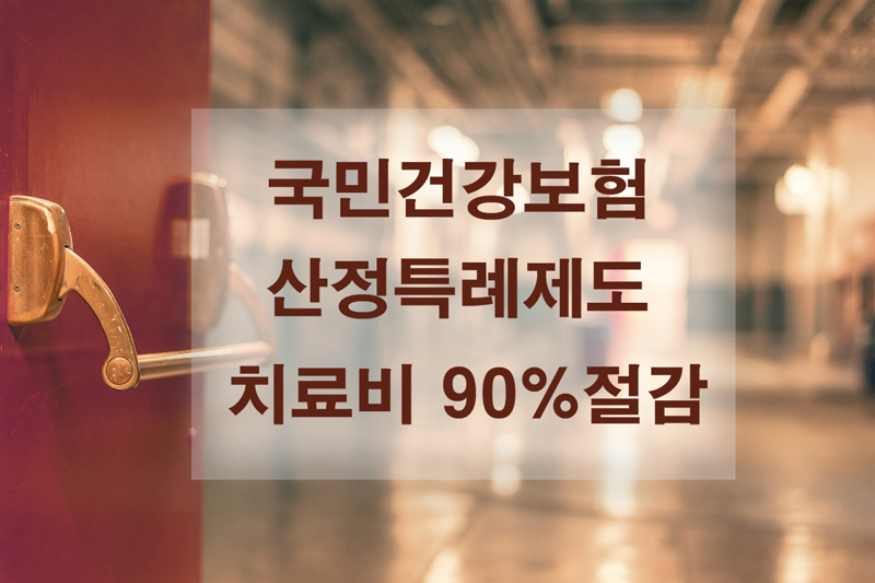 국민건강보험 산정특례제도