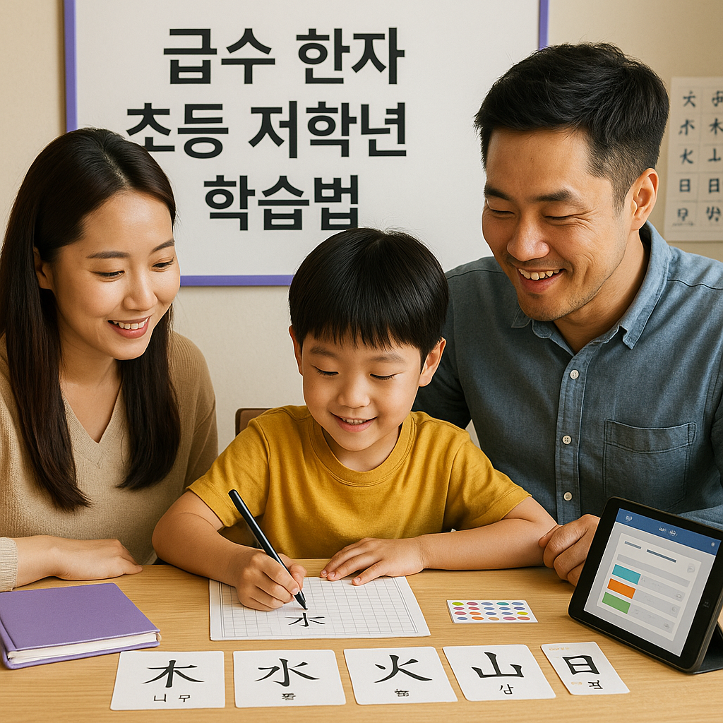 급수 한자 초등 저학년 학습법