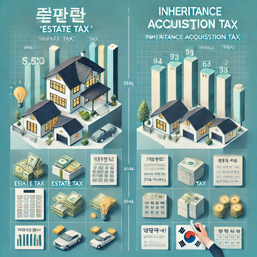 "상속세 개편, 유산세 vs. 유산취득세! 뭐가 다를까?"