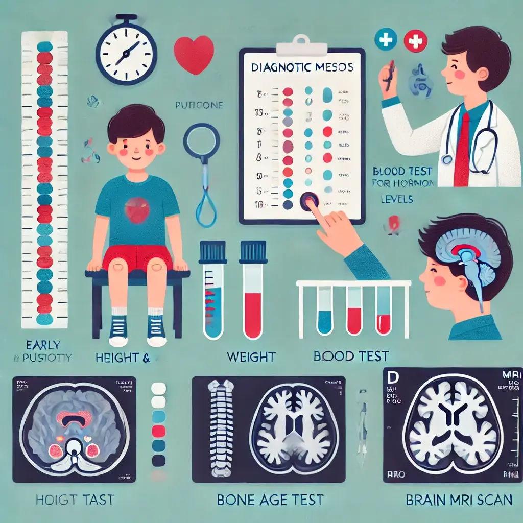남자아이 성조숙증의 진단