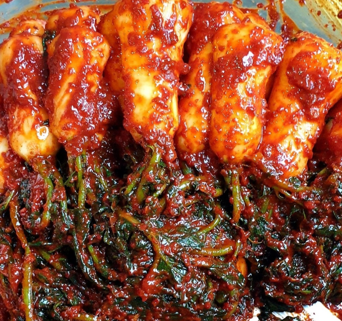 경이갓김치 알타리