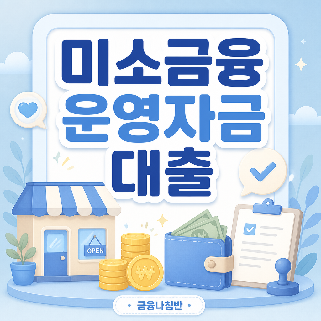 미소금융 운영자금 대출