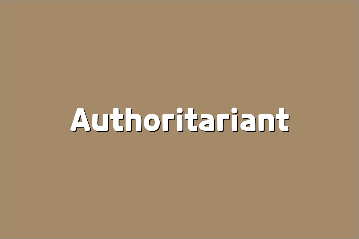 Authoritarian의 뜻
