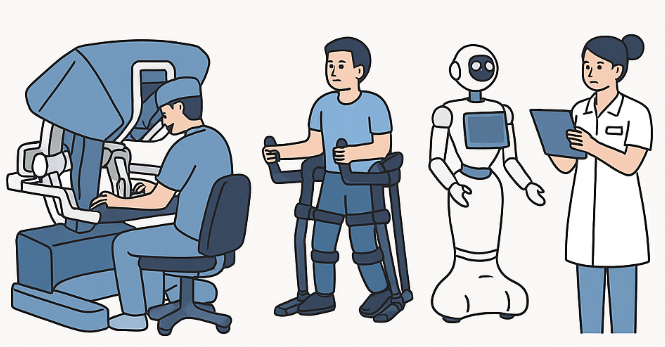 의료용 로봇 (수술로봇, 재활로봇, 간호로봇, 나노로봇)