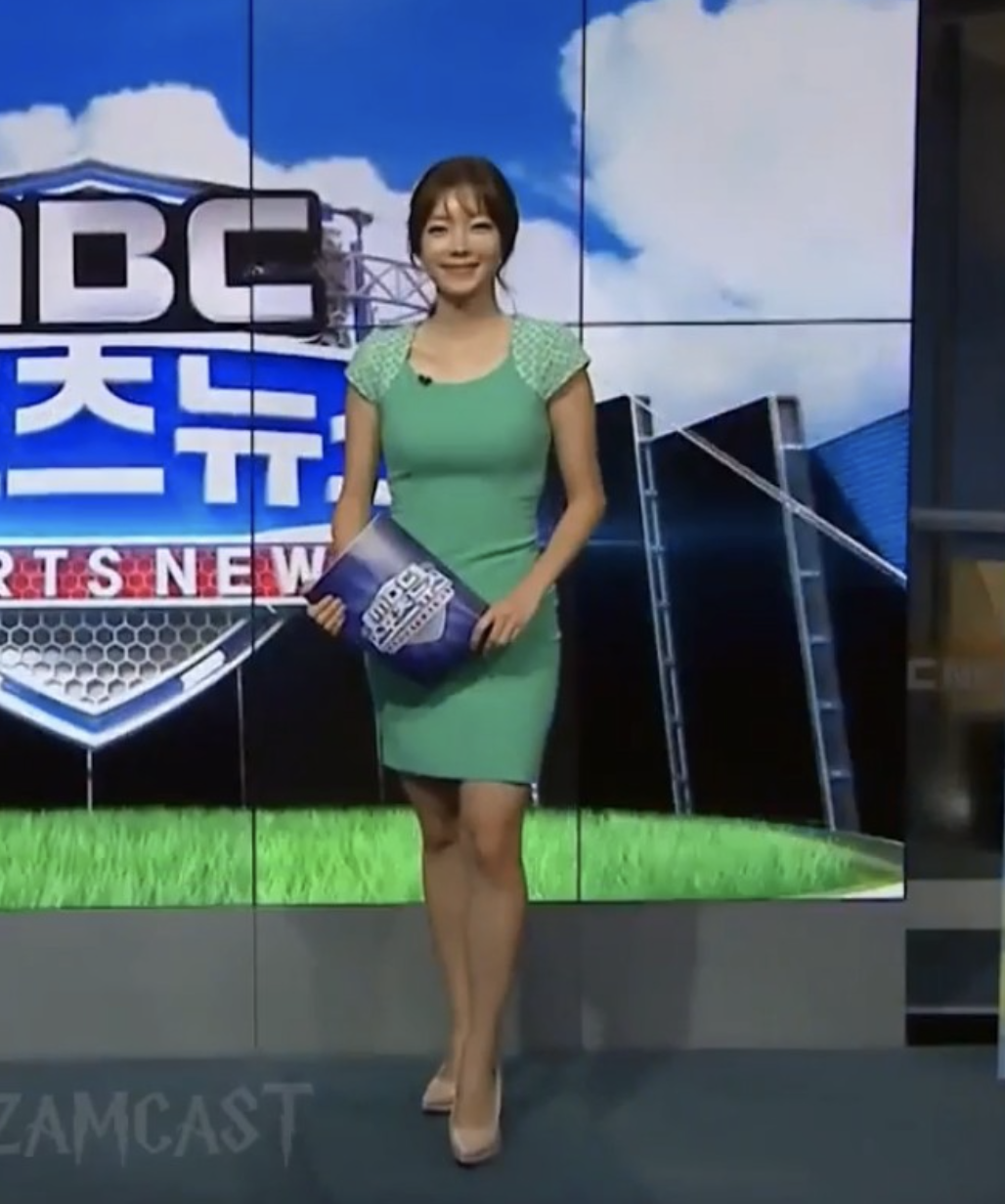 박지민 아나운서 원피스