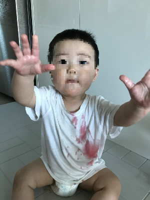 망고스틴 까는법 - 얼룩 주의