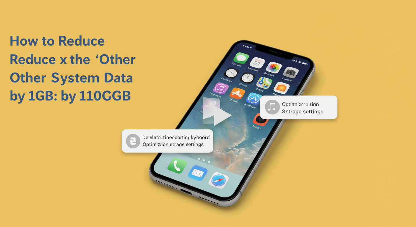 iPhone ‘기타 시스템 데이터’가 15 GB? 한밤에 10 GB 줄였던 실전 정리 루틴