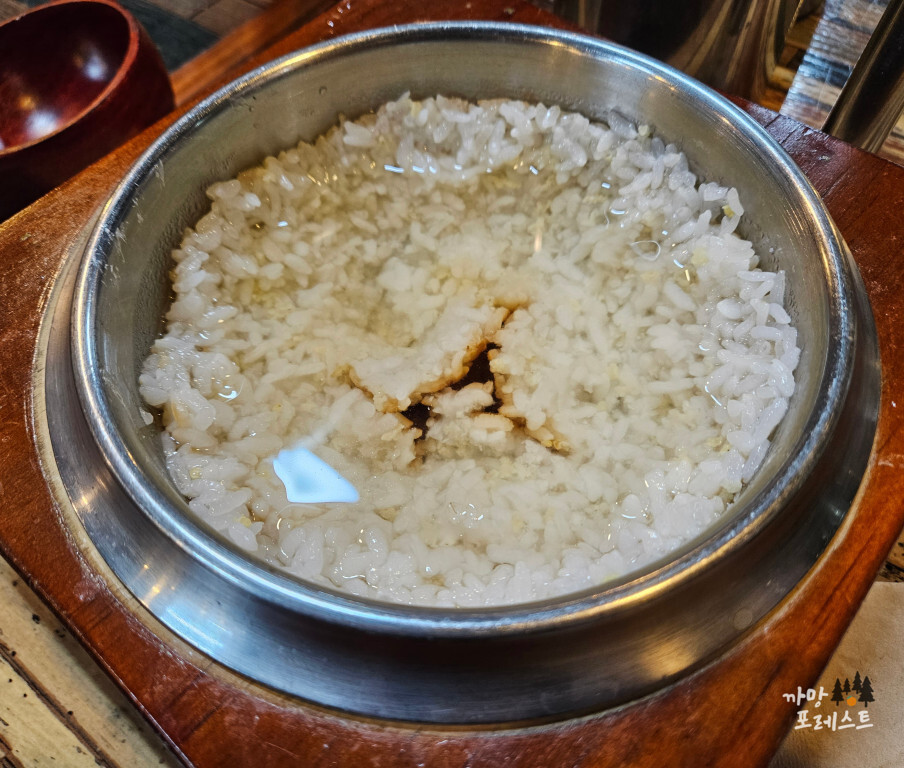 의와 가온길 누룽지