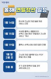 연말정산 자동계산