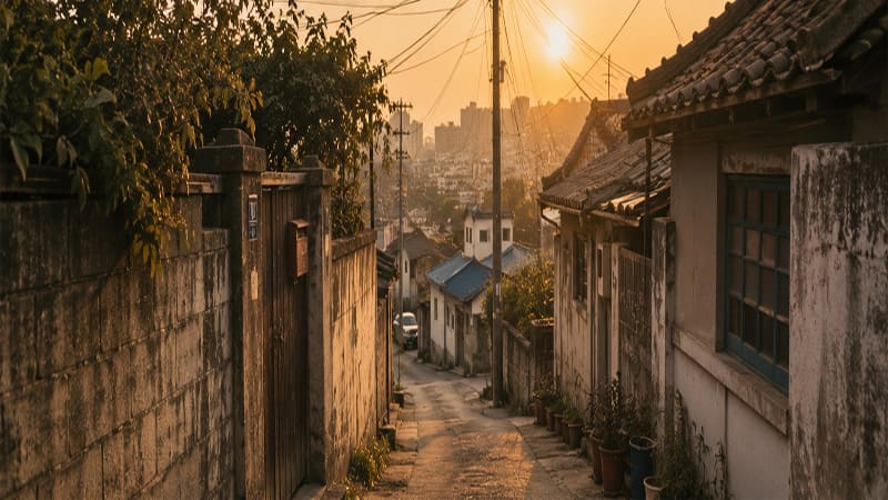 <img src="vanished-old-alley.jpg " alt="사라진 옛 골목과 어린 시절">