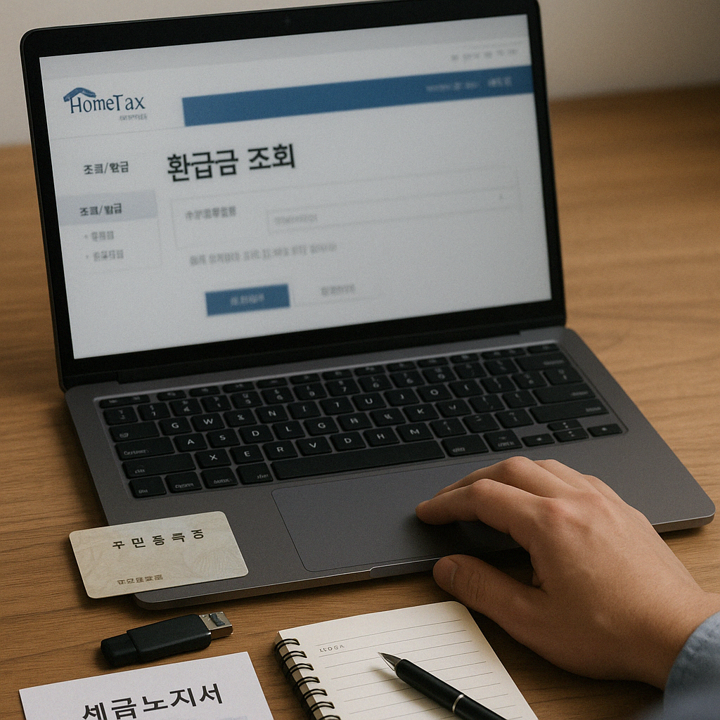 국세환급금 조회 관련 사진