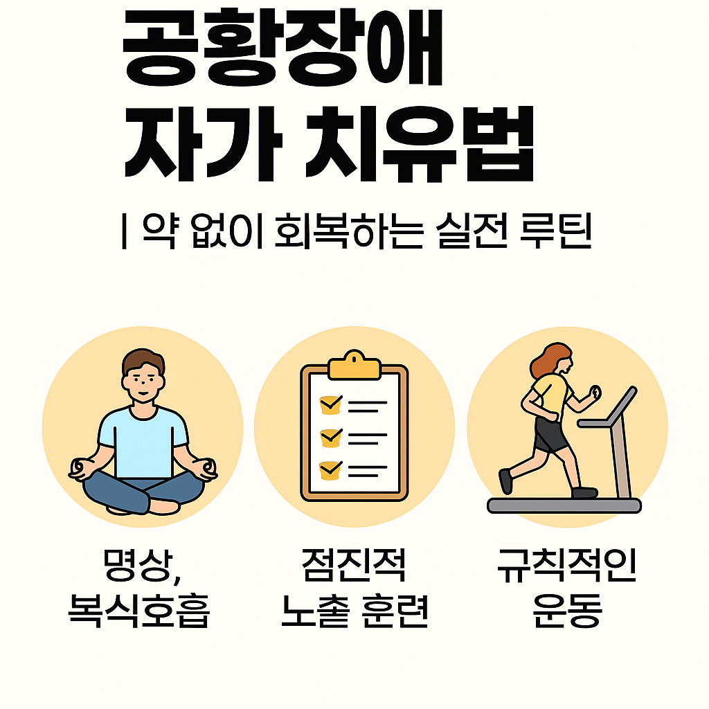 공황장애 자가 치유법 ❘ 약 없이 회복하는 실전 루틴.