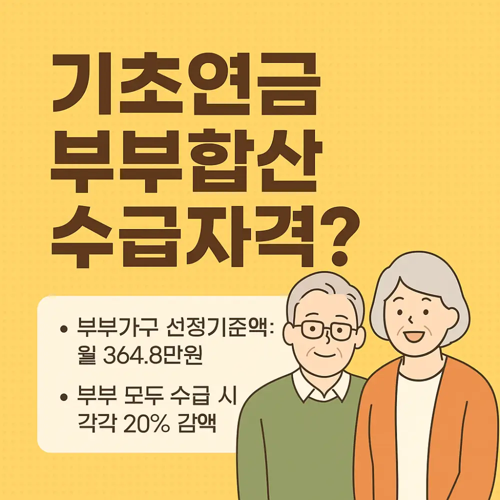 기초연금 부부합산 수급자격 썸네일
