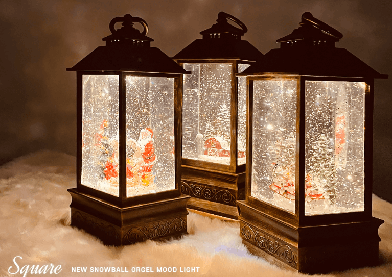 크리스마스 트윙클 램프 스노우볼 오르골