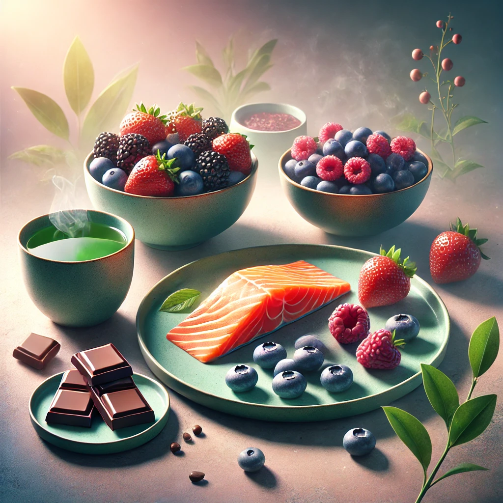 스트레스를 완화하고 집중력을 높이는 건강식단 이미지