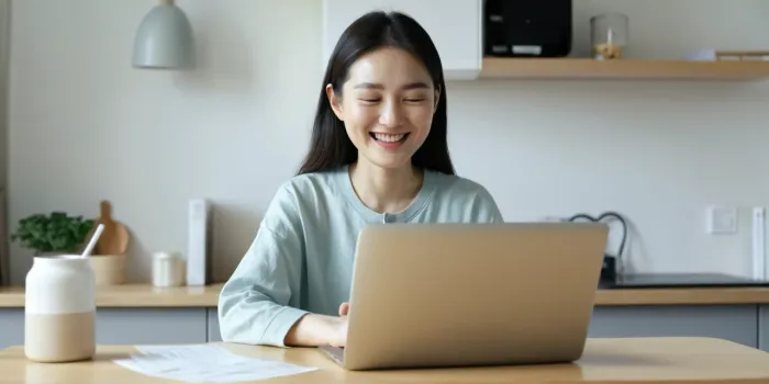 비타민d 결핍 회복 후 건강검진 결과를 확인하는 모습