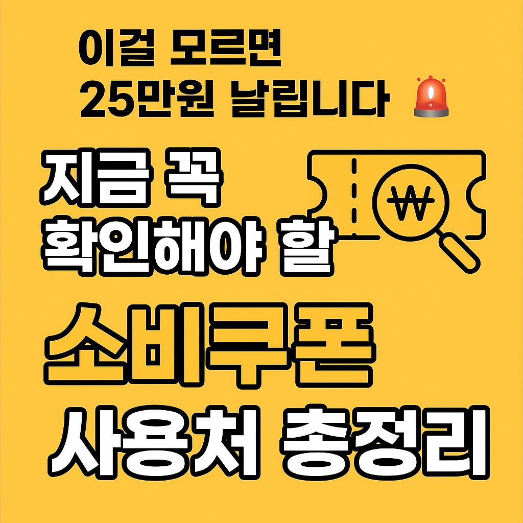 소비쿠폰 글 썸네일