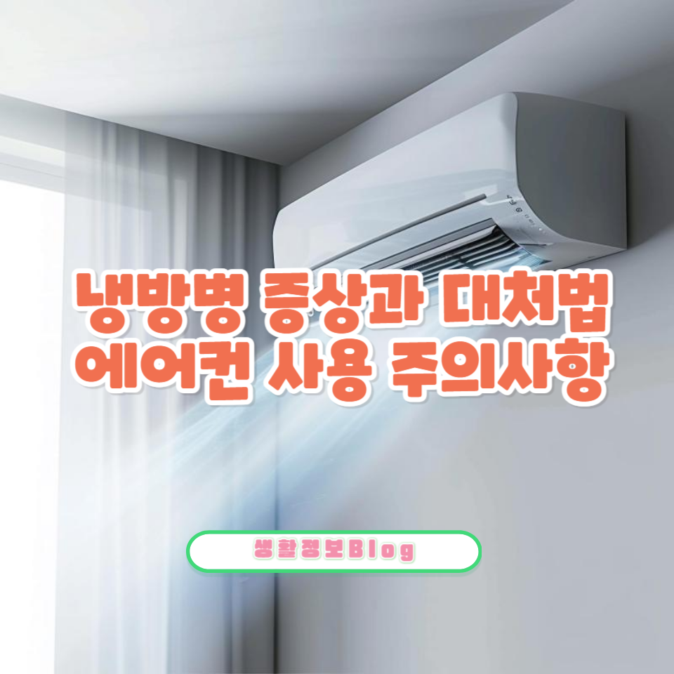 냉방병 예방을 위한 에어컨 사용 팁