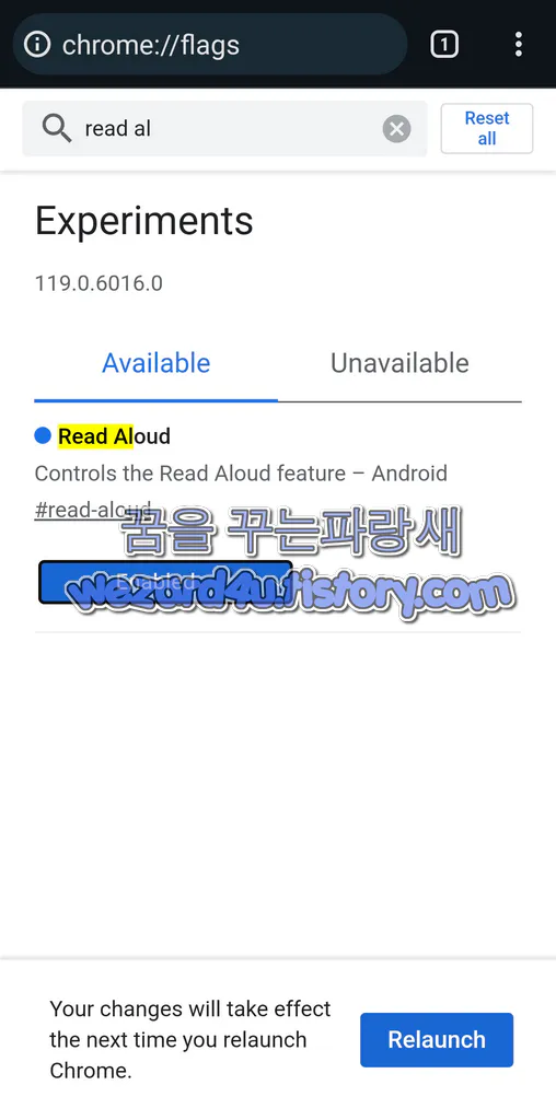 Google Chrome CanaryRead Aloud