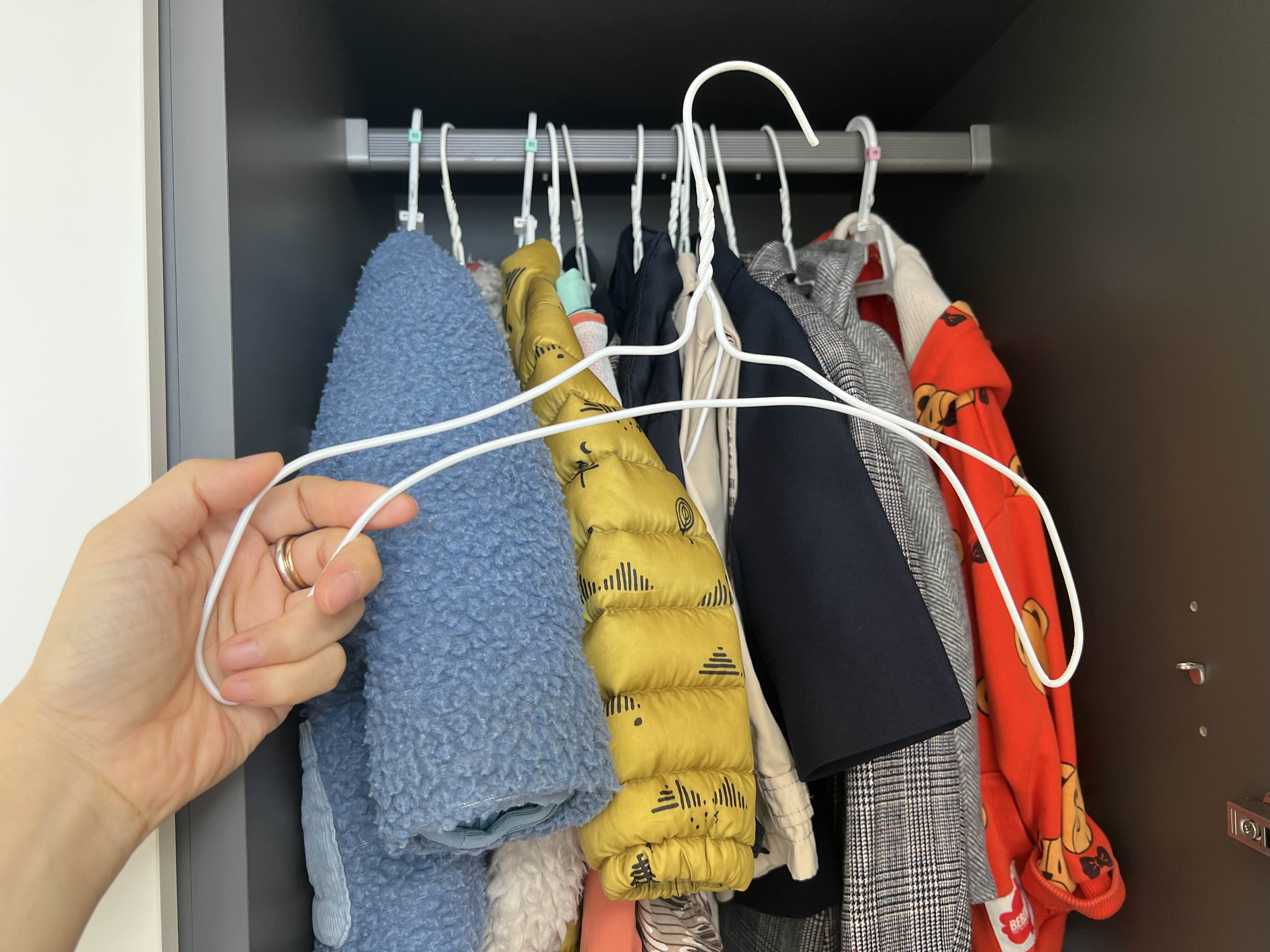 유아 옷걸이 활용법