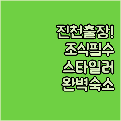 출장객을 위한 진천 비즈니스 호텔 조..