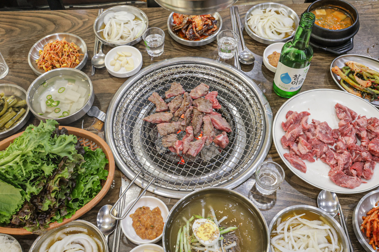 인천 농원숯불왕갈비