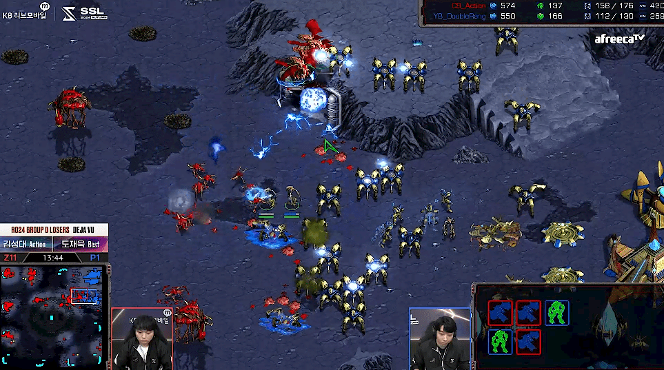 SSL 스타리그 D조 패자전 앞마당공격