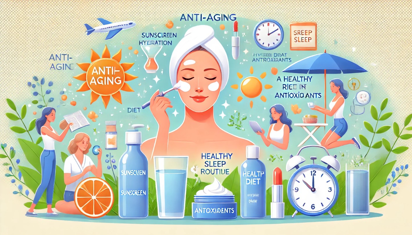노화 방지 &amp; 동안 피부 유지 비법
