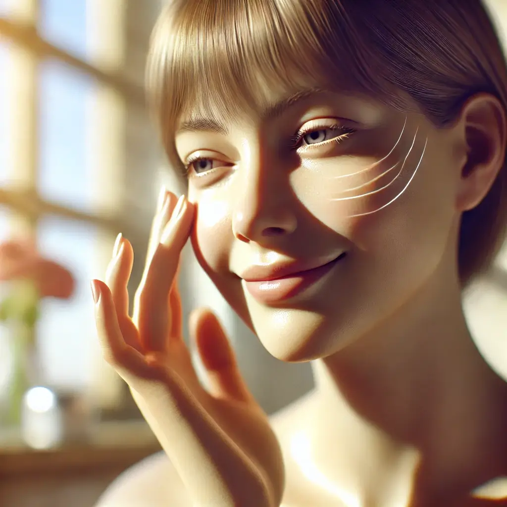 눈가주름을-없애기-위해-부드러운-마사지를-하는-여성