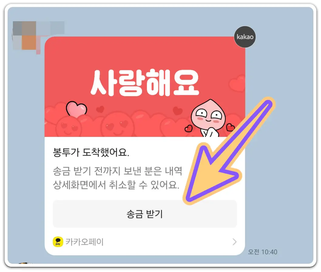 카카오페이-사용법-송금받기-확인