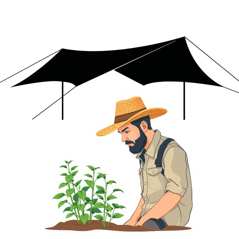 과도한 일사 차단