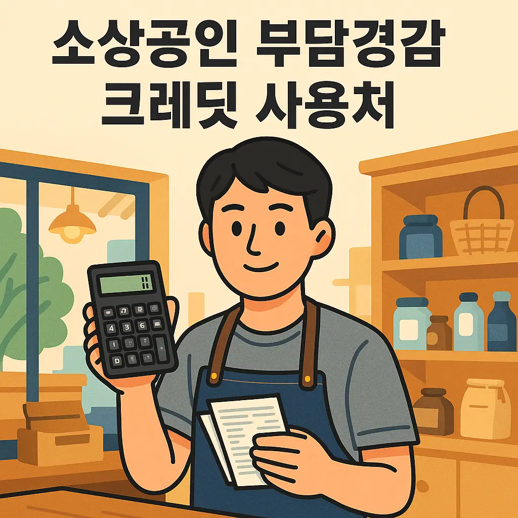 소상공인 부담경감 크레딧 사용처