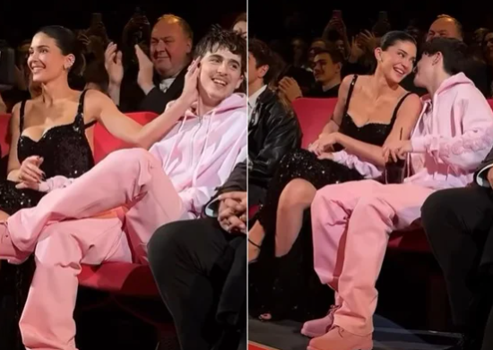 티모시 샬라메와 카일리 제너가 함께 공식석상에 참가한 사진