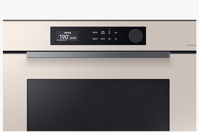삼성전자 비스포크(BESPOKE) 큐커 오븐(35L, 직화오븐) 색상 글램 베이지
