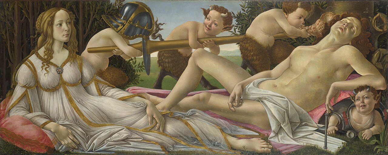 마르스와 비너스(Mars and Venus)원본 고화질 이미지, 출처 : Wikimedia