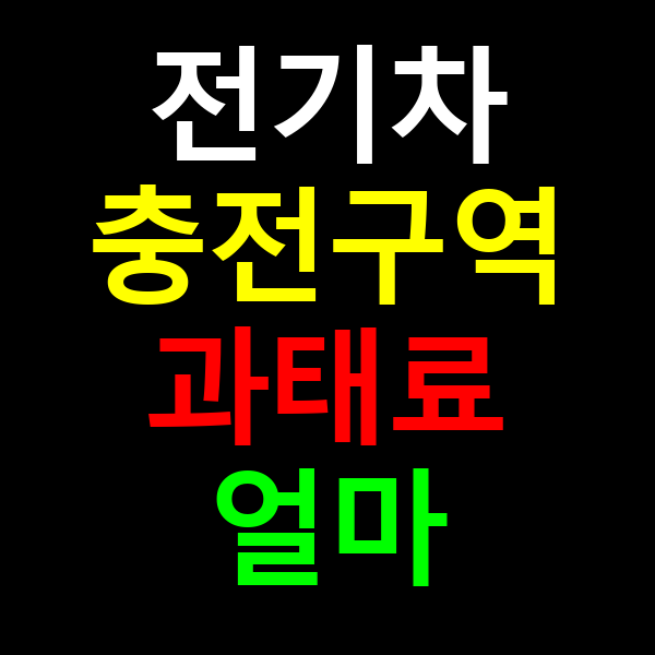 전기차 충전구역