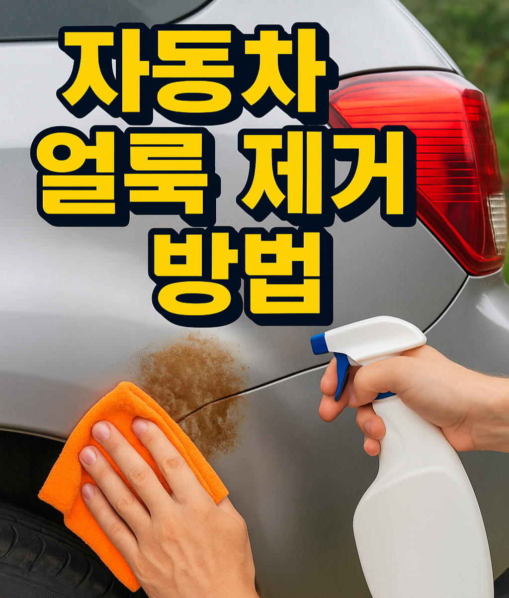 자동차 얼룩 제거 방법