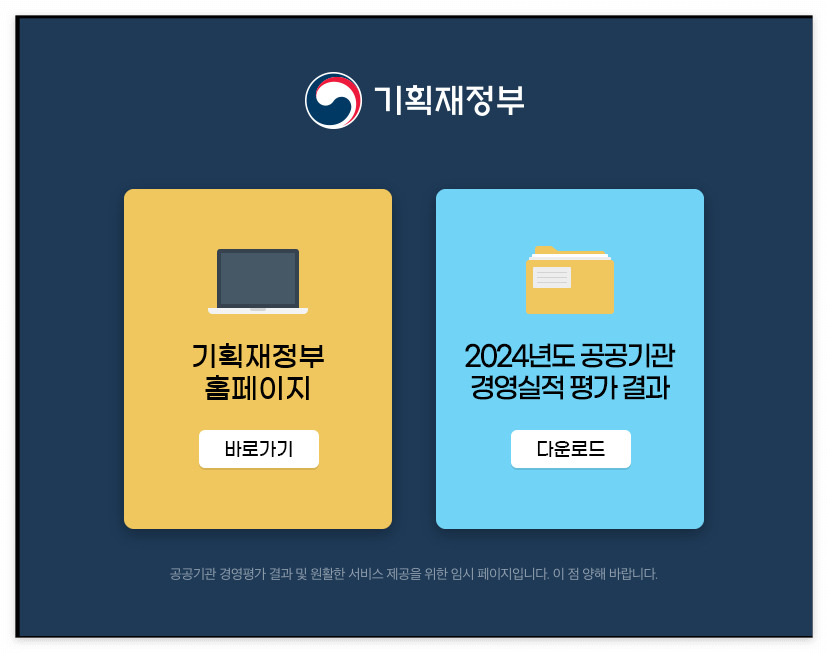 2025년 공공기관 경영 평가 결과
