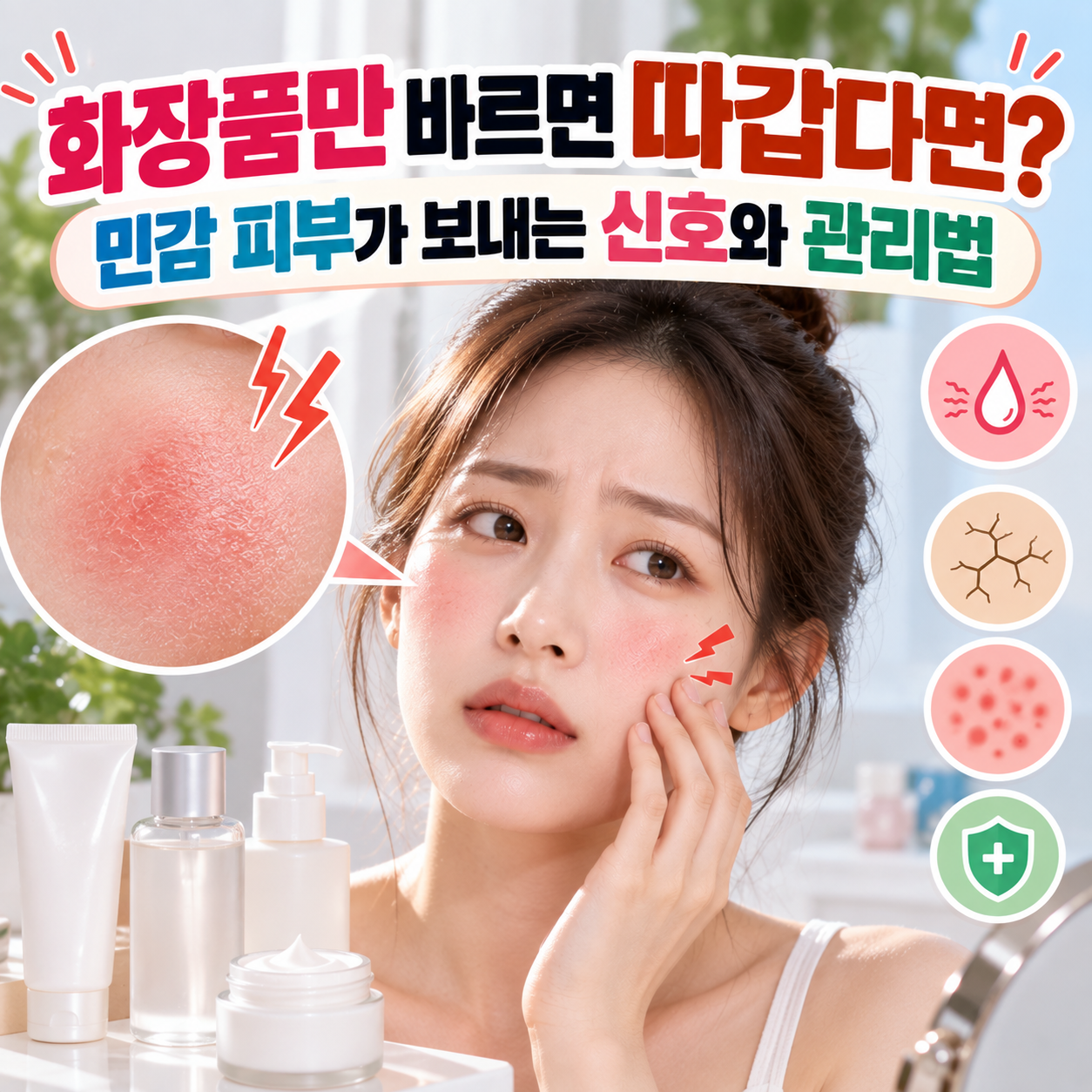민감 피부가 보내는 신호와 관리법