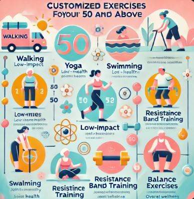 50대 이상을 위한 맞춤형 운동법 관련 사진