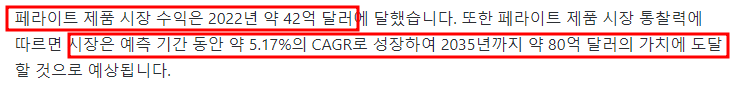 페라이트 전망