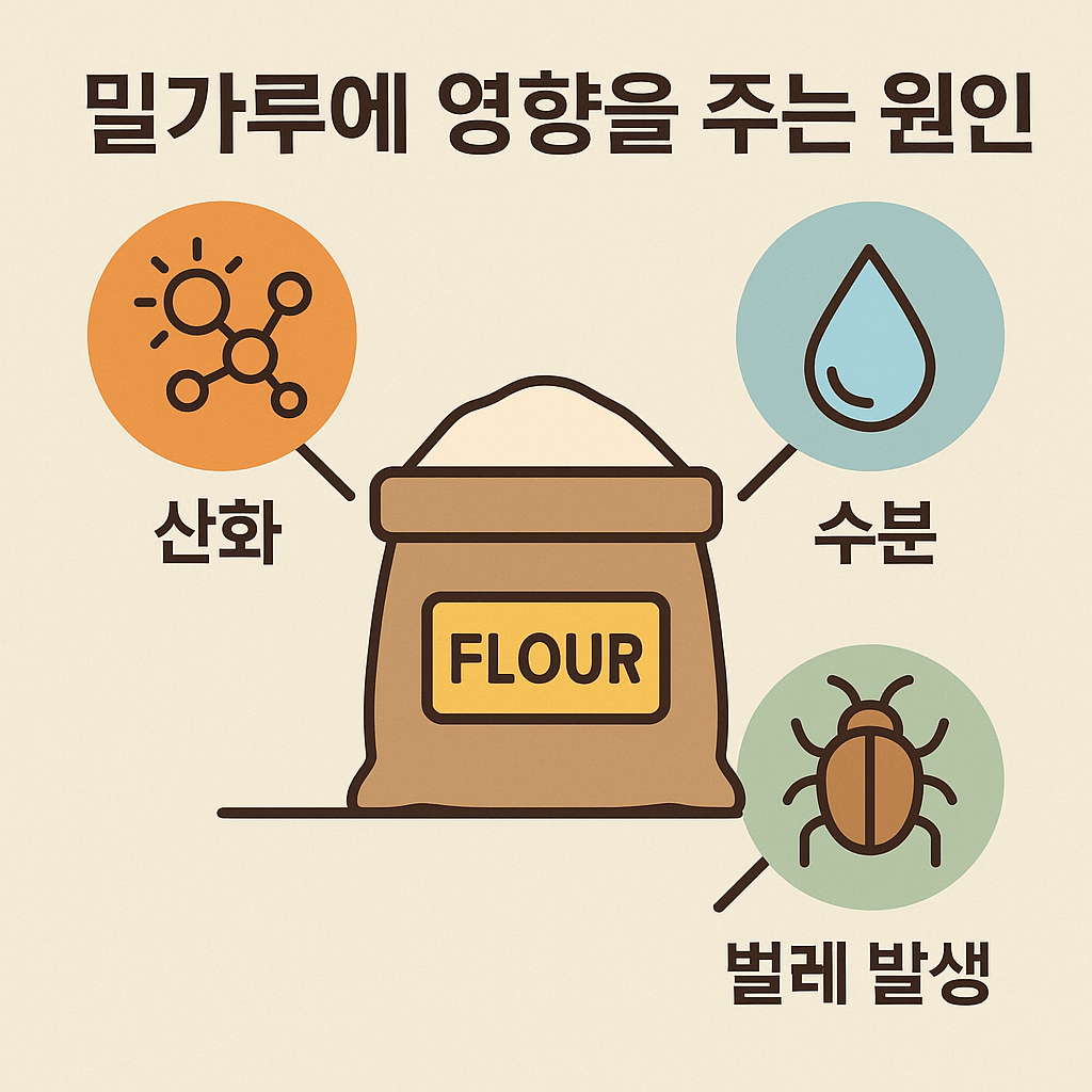 밀가루가 쉽게 상하는 진짜 이유
