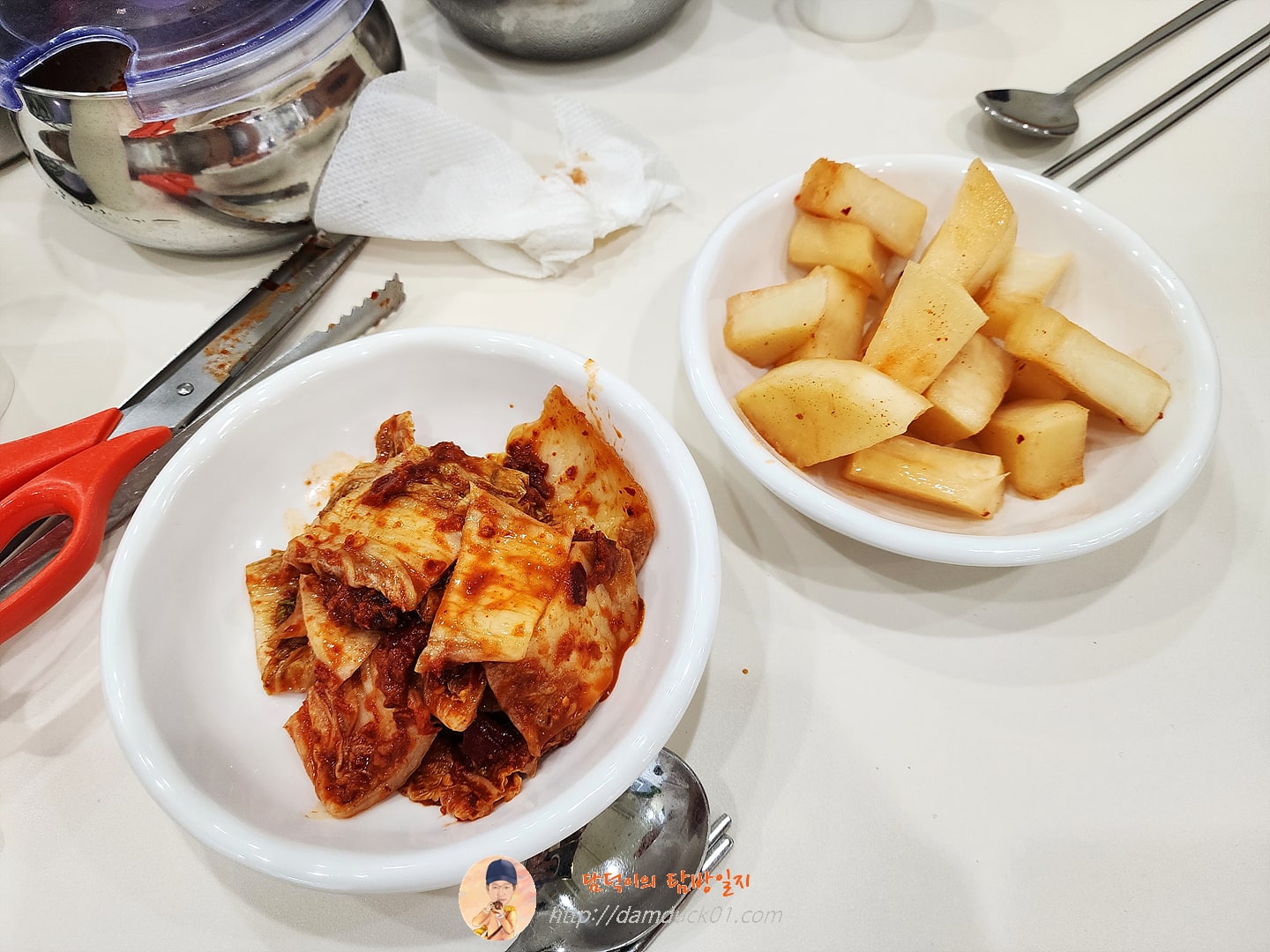 봉황칼국수 반찬