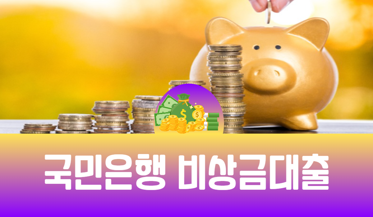 국민은행 비상금대출