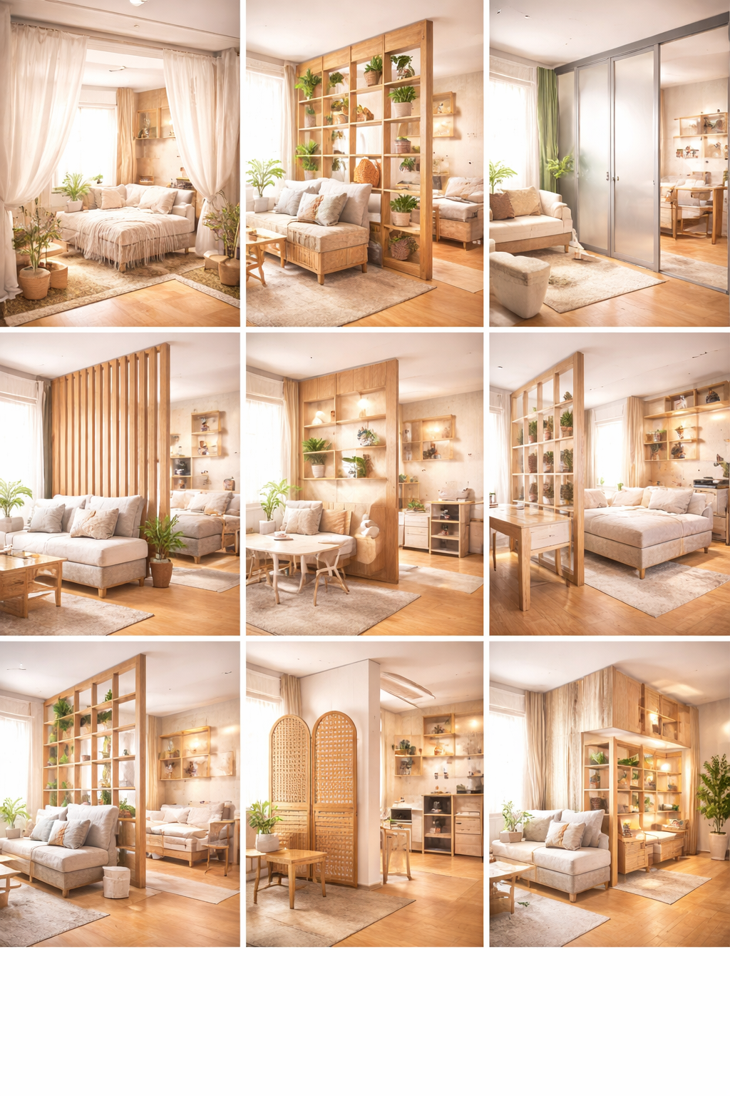 원룸 공간 분리 인테리어 기본 팁 관련 사진