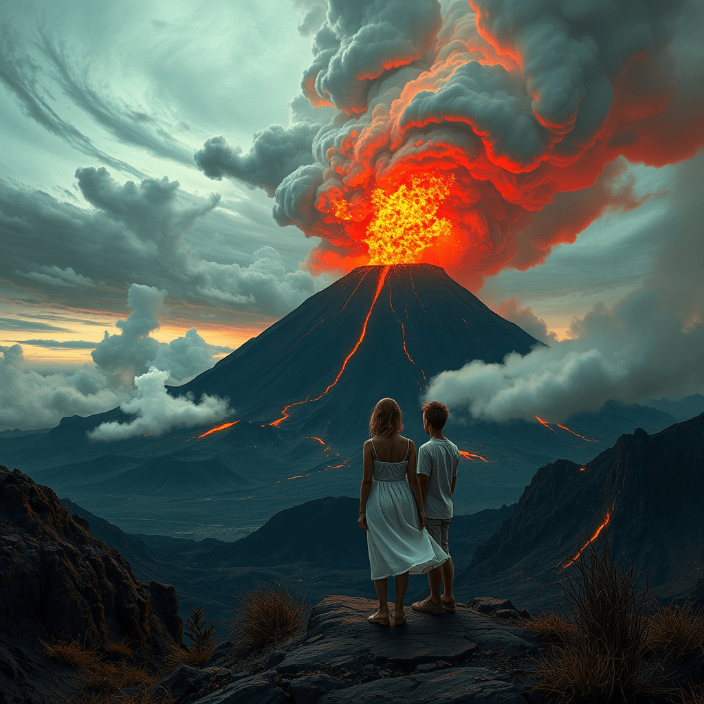 화산 폭발 꿈해몽